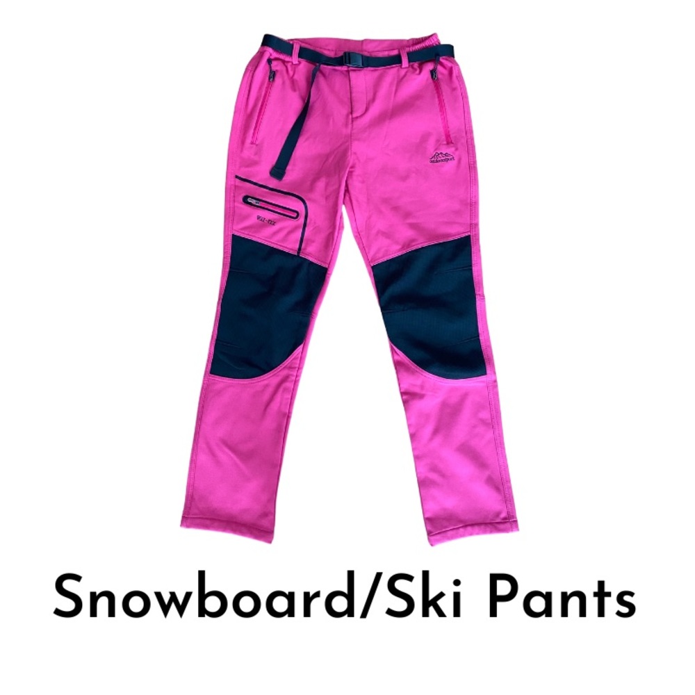 Snowboard Pants Pink Large